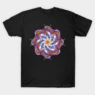 Spiral Arm Flame Mandala T-Shirt